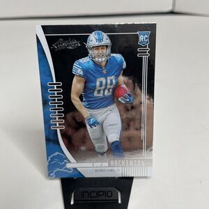 2019 Absolute Football TJ Hockenson #137 Lions Rookie Card RC Vikings